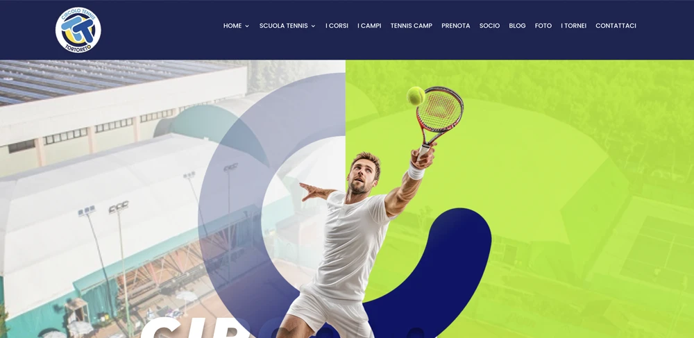 realizzazione sito web Tennis